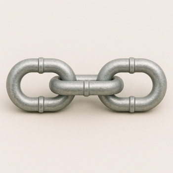 Цепь круглозвенная с буртиком Б2-5х21 в наличии в Тюмени