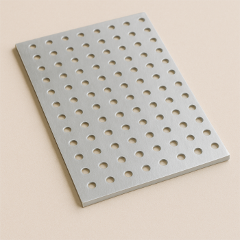 Алюминиевый перфорированный лист Rv 5х8х1,5 мм АМГ3Н2 в наличии в Тюмени