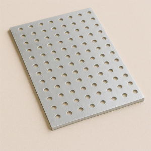 Алюминиевый перфорированный лист Qg 10х15х1 мм АМГ3Н2 в наличии в Тюмени