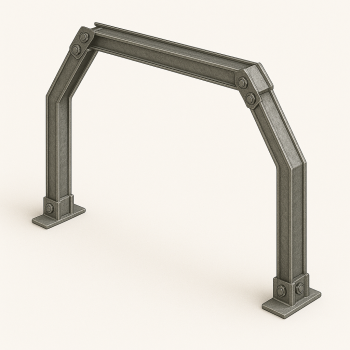 Трапециевидная податливая крепь 4 стойки КМП-Т4 СВП-27 в наличии в Тюмени