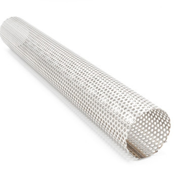 Труба перфорированная нержавеющая 25х1,5 мм шаг 130 AISI 201 в наличии в Тюмени