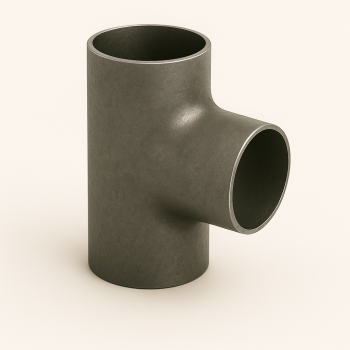 Стальной тройник бесшовный приварной равнопроходной ДУ 100 ГОСТ 17376-2001 в наличии в Тюмени