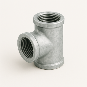 Тройник оцинкованный приварной ДУ 40 в наличии в Тюмени